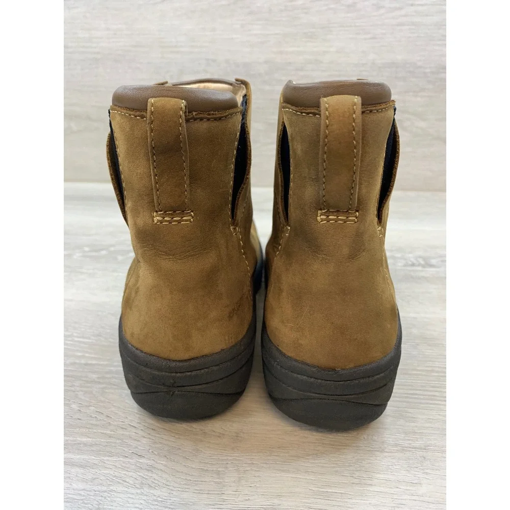 Keen Presidio Women's Brown Nubuck Leather Ankle Boots 7.5 Slip On